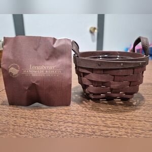 Super Cute! Longaberger 4" American Work Basket